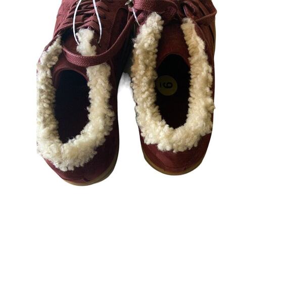 Greats Sneakers US9 Royale Shearling Lamb Real Fur Made In Italy Leather Suede - Picture 6 of 9